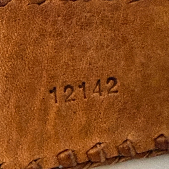 Handcrafted leather and woven concho belt women M - Picture 9 of 9